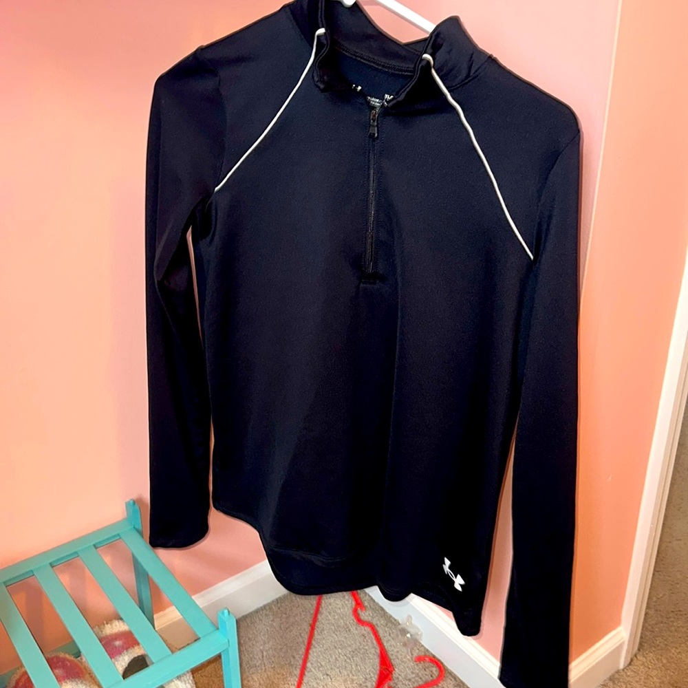 Black Under Armor Half Zip